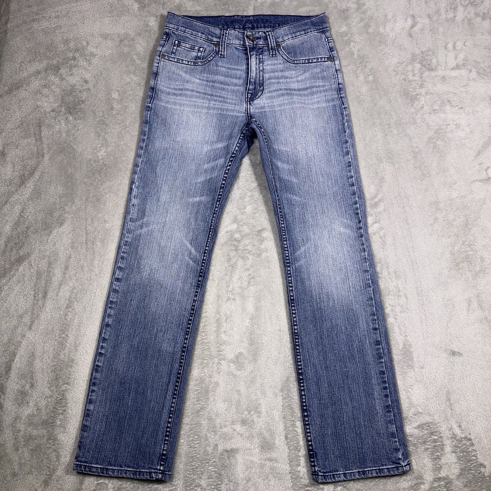 Cody James Mens Jeans 30x32 Straight Leg Stretch Western Medium Wash